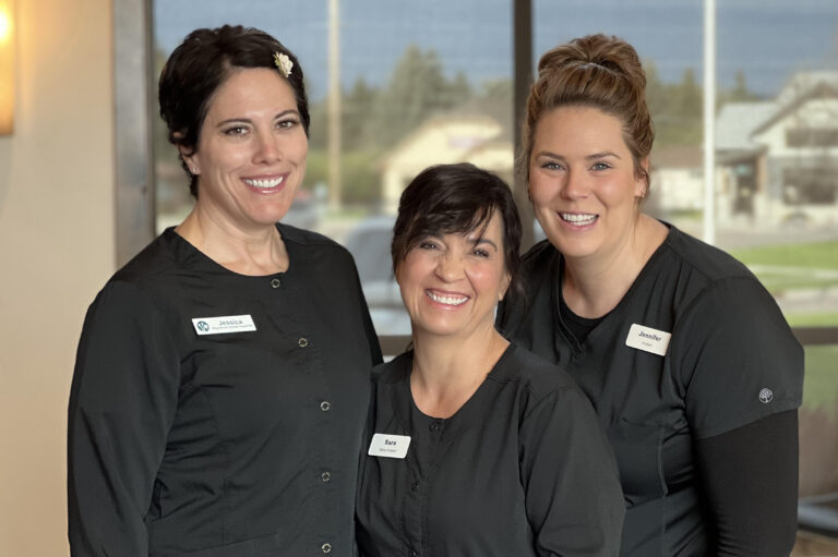 Team of hygienists – Jess Sara and Jenn Great Northern Dental Care -Ronald Jarvis, DDS
