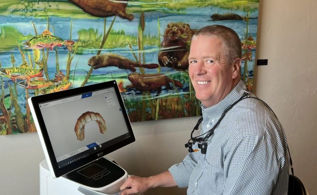 Dr. Jarvis Designing a Crown - Dr Ronald Jarvis DDS Great Northern Dental Care Your Family and Cosmetic Dentist in Kalispell, MT restorative dentistry